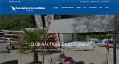 Desktop Screenshot of clubnautique-doussard.com