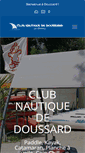 Mobile Screenshot of clubnautique-doussard.com